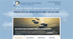 Desktop Screenshot of familylawsolutions.net